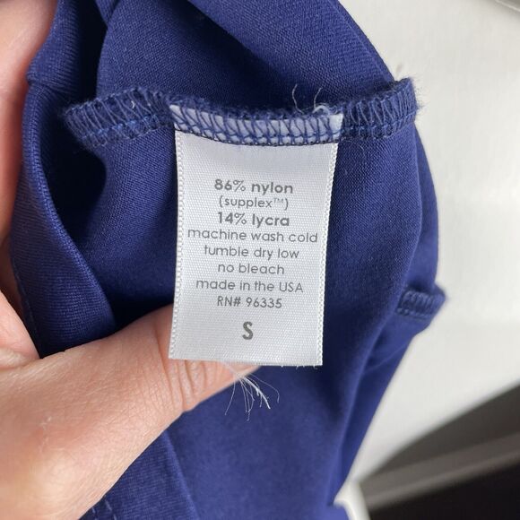 Susan Monaco Retro Y2K Style Navy blue Mini Halter Dress - Picture 6 of 9